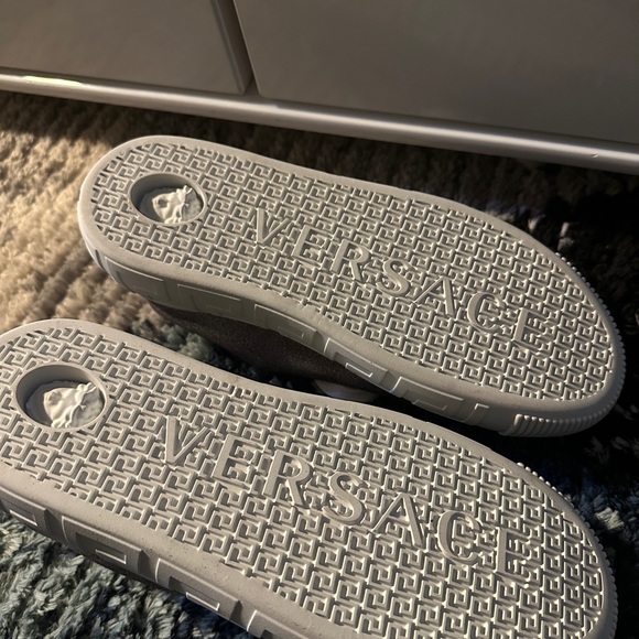 VERSACE GLITTER GRECA SNEAKERS **NEVER WORN NO BOX** - Picture 2 of 2